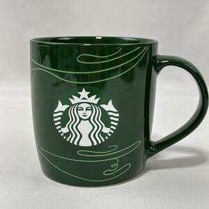 Starbucks Green Holiday Christmas Mug 2020 Mermaid Siren Starbucks Coffee Swirl